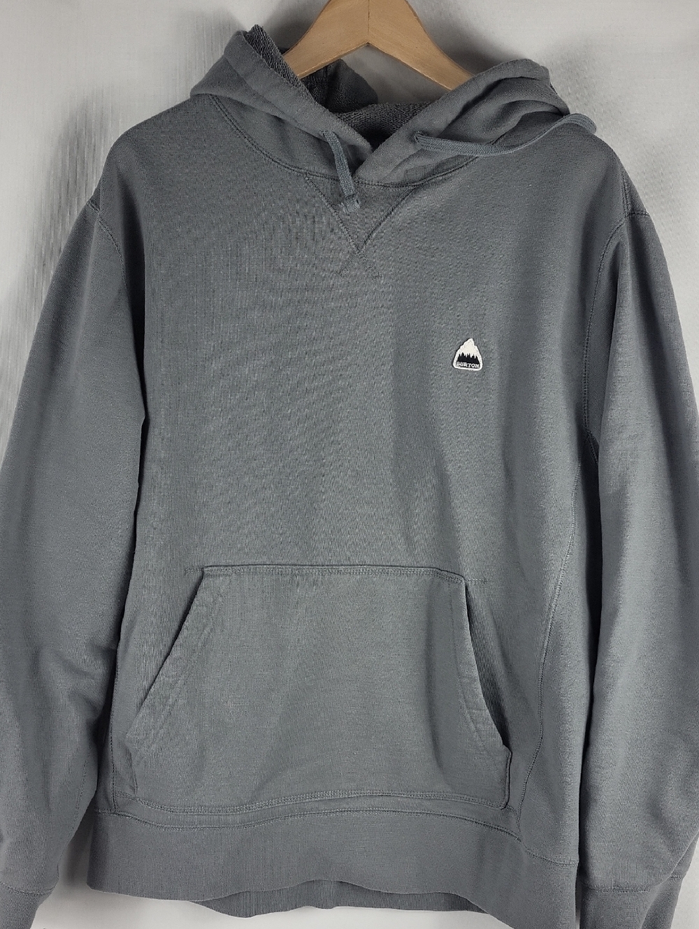 Burton Gray Hoodie Size Large